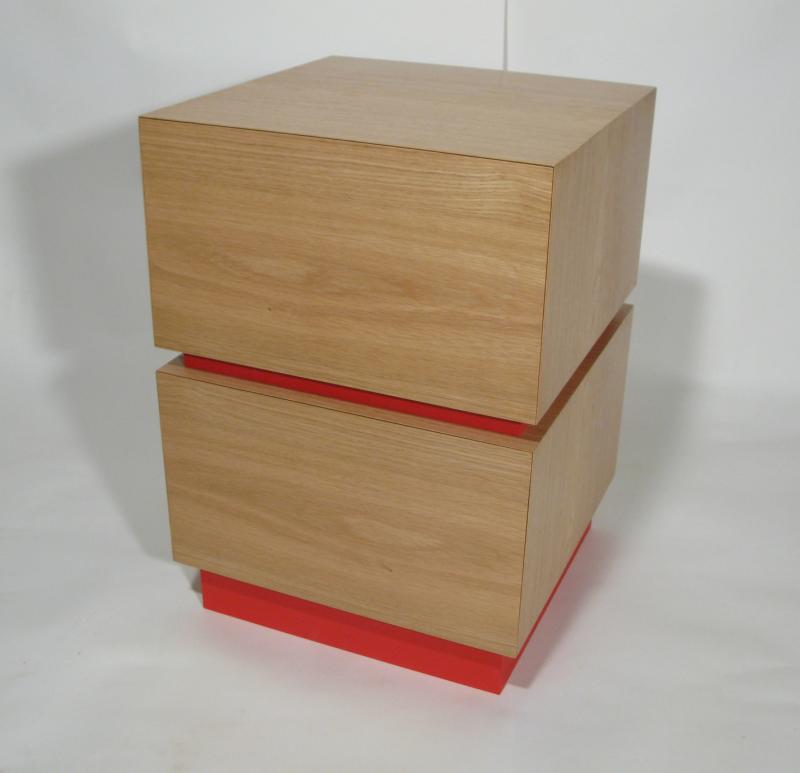 Cubist Drawers (Red) by Chris Tribe