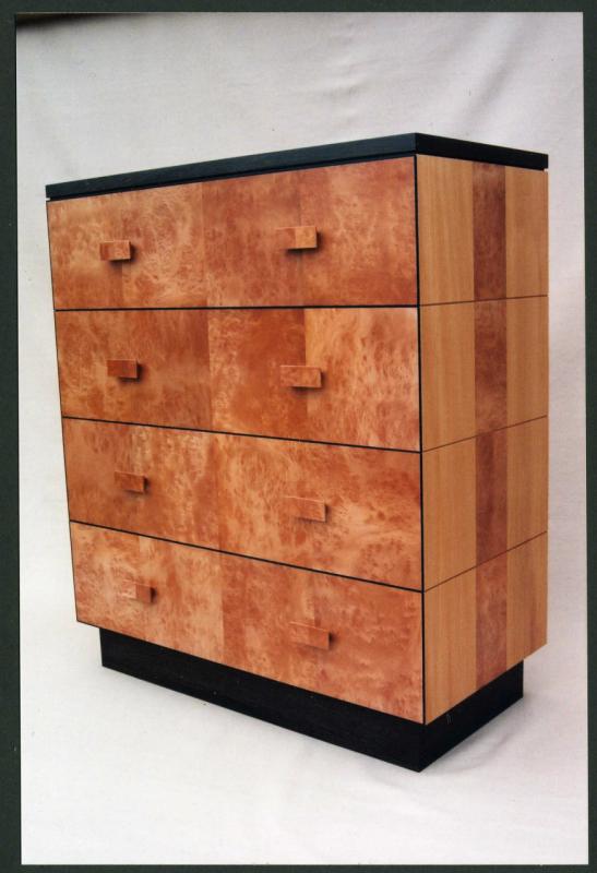 London Plane Deco Chest of drawers by Suzanne Hodgson