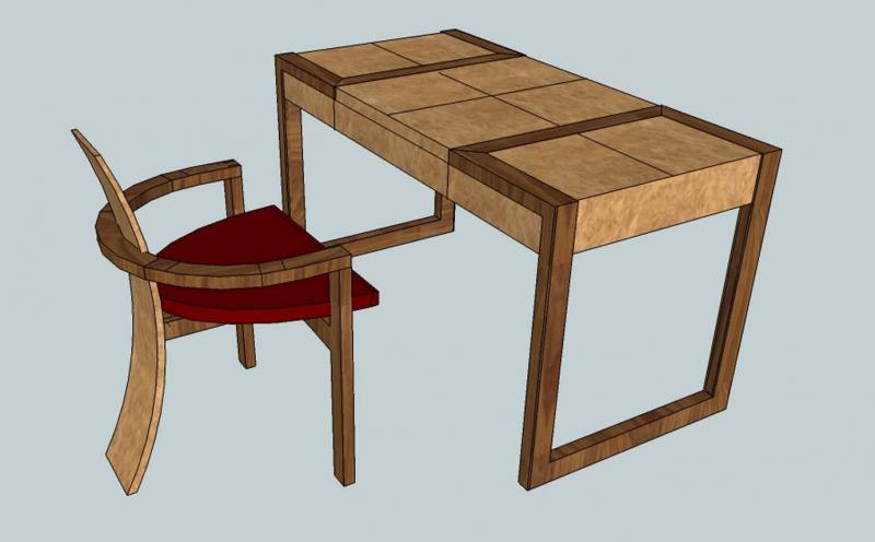 Chris Tribe Furniture to unveil new desk and chair design at MAKERS exhibition.