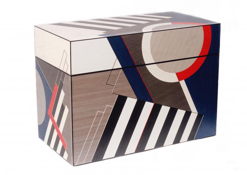 Marquetry Chest - Jazz by Christine Meyer-Eaglestone