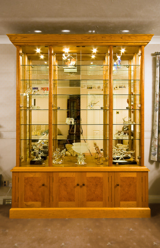 Display cabinet by Design in Wood