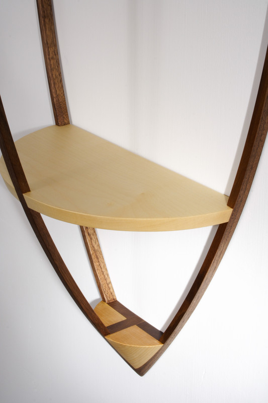 Hanging Shelves - detail by Design in Wood