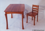 Cherry Table and Chairs by Richard Jones